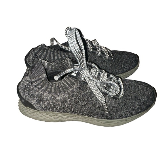 No Bull Diamond Black Ivy Knit Runners Shoes - Women's 6.5 or Men's 5 **EUC** - Picture 4 of 6